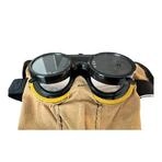 Brillenmaske aus Leder